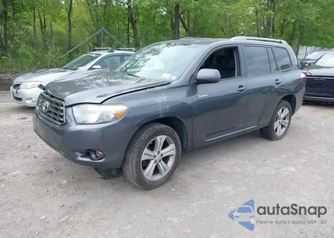 2008 Toyota Highlander Sport from USA, damaged, VIN JTEES43A982001428